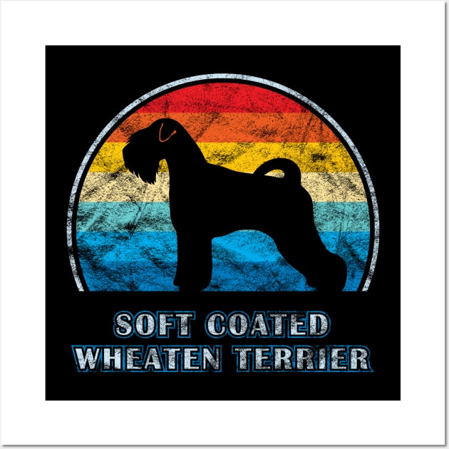 Soft Coated Wheaten Terrier Vintage Design Dog Wall Art by millersye